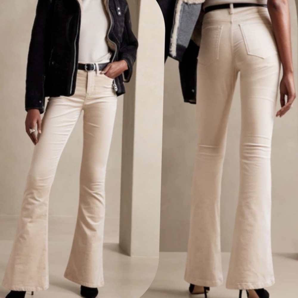 Banana Republic The Flare Velvet Jean,NWT,